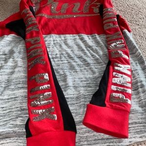 PINK sequin long sleeve shirt